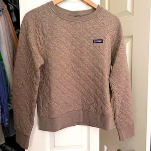 NWOT Womens Patagonia Cotten Quilt Crew Sweatshirt